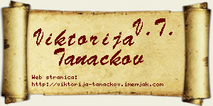 Viktorija Tanackov vizit kartica